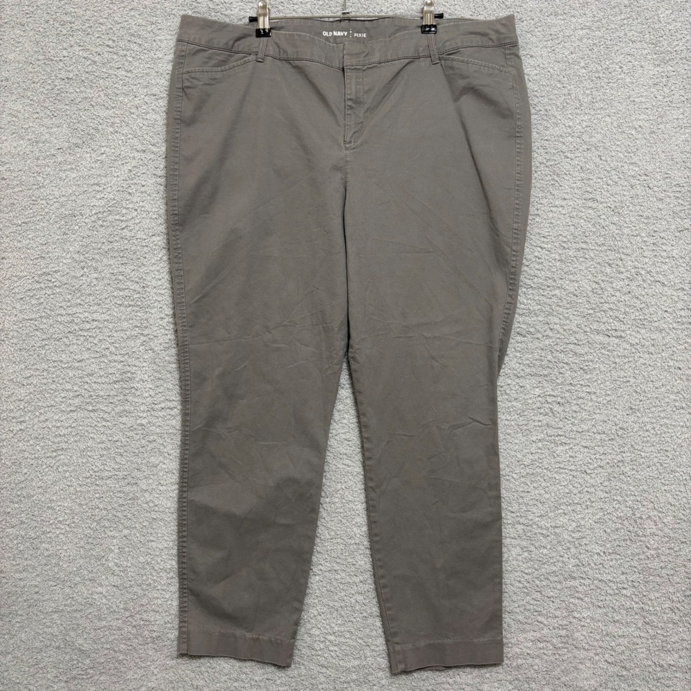 Work Casual Stretch Pixie Ankle Pants Size 18 – Old Navy